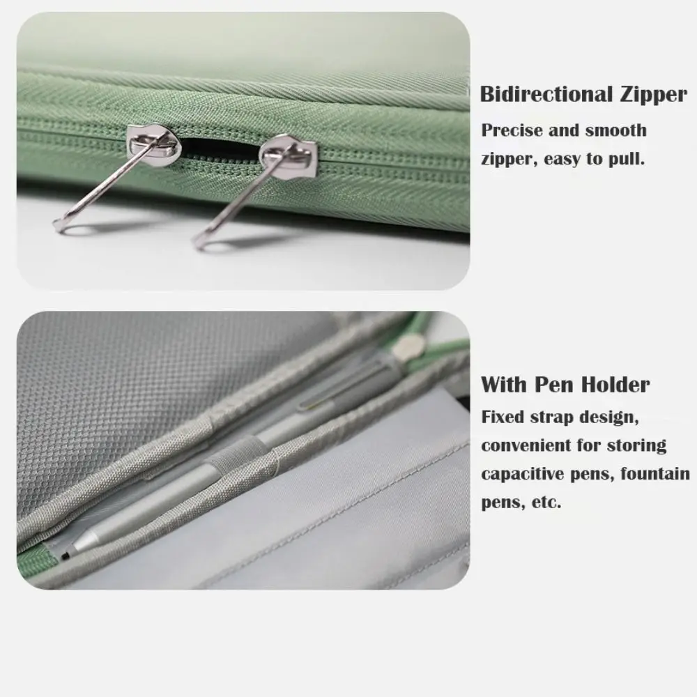 6-8 inch e-Reader Sleeve Universal Wear Resistant Tablet Storage Bag Nylon Portable for Kindle Paperwhite/Kobo Clara Libra