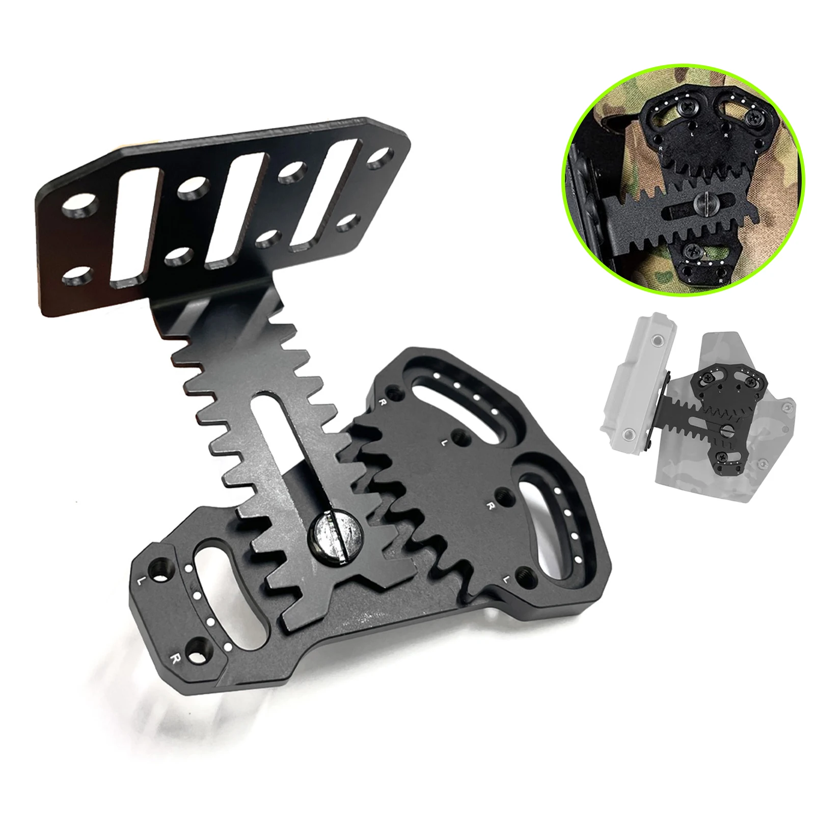 

Тактическая переходная платформа для кобуры из нержавеющей стали, платформа для кобуры, удлинительная пластина с быстрой запирающей системой для кемпинга, охоты