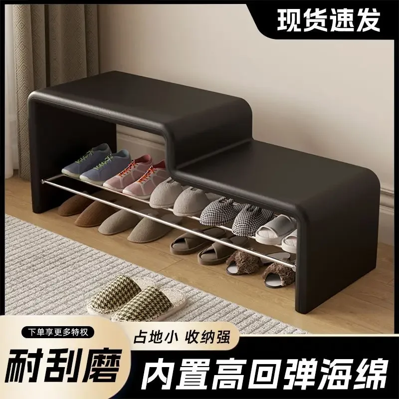 Door shoe changing bench long strip bedroom end of bed 3