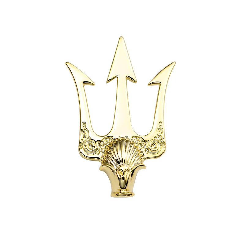 Broche Trident Vintage para hombre, broches de Metal, Pin de solapa, insignia, accesorios para cuello de camisa, regalos para hombre, estilo británico de alta gama