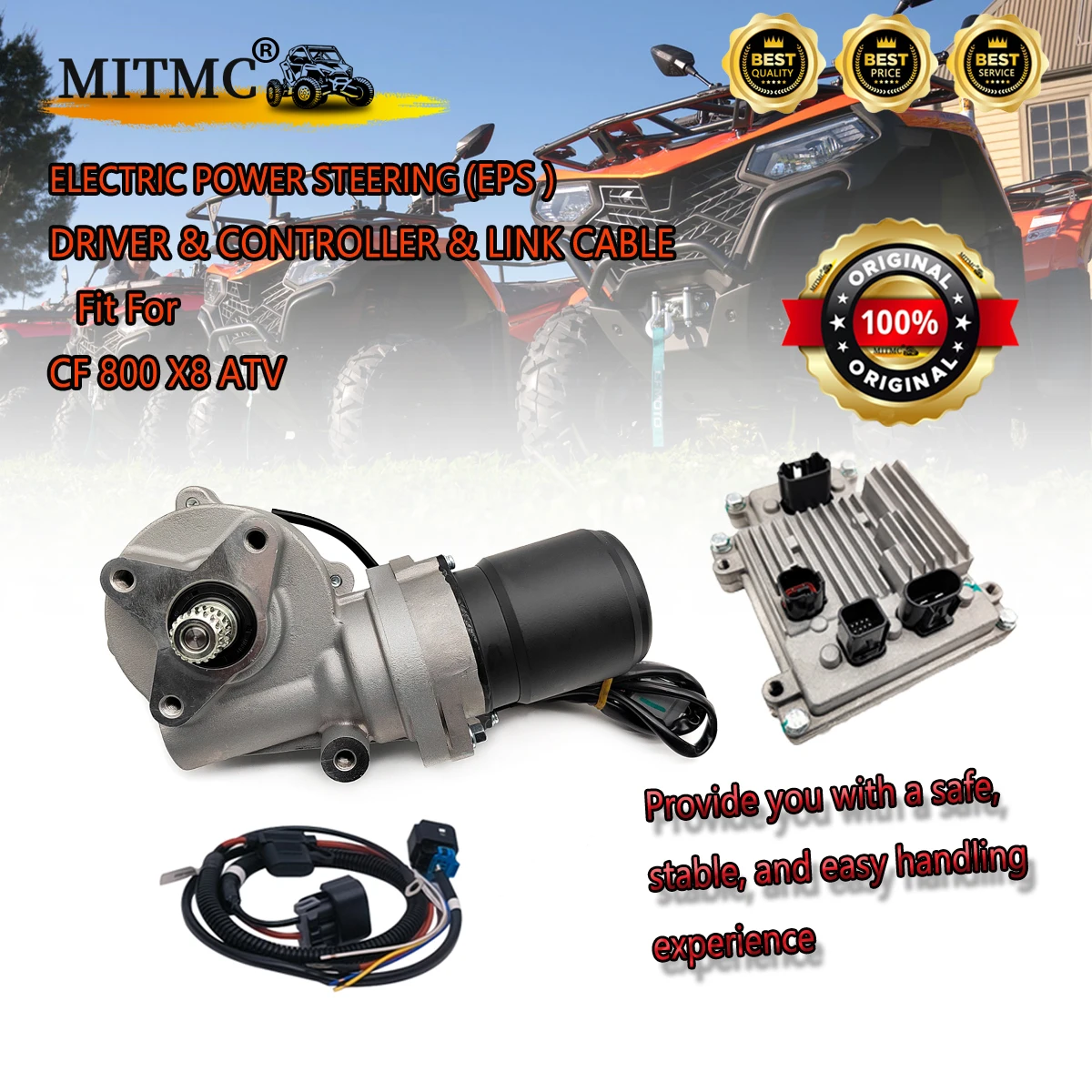 EPS DRIVER ，CONTROLLER， LINK CABLE Assembly For CF ATV CF800 X8  EFI 2014 ATV UTV PARTS  9CR6-103400 9CR6-103300-20000