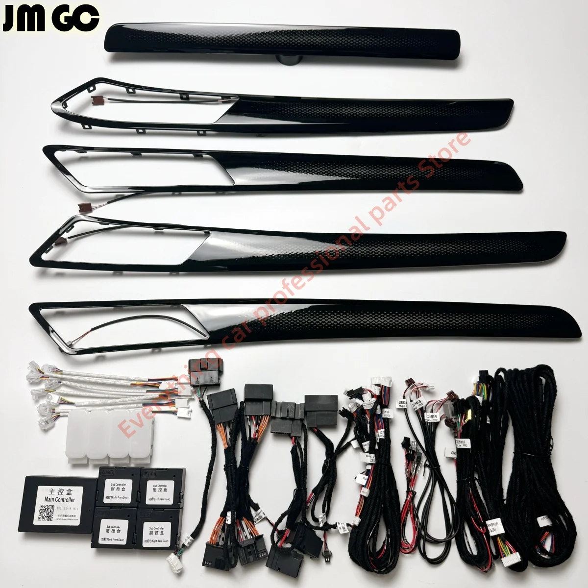 Automotive Dynamic Ambient light suitable for Volkswagen Golf Door LED trim panel interior Atmosphere modification car parts