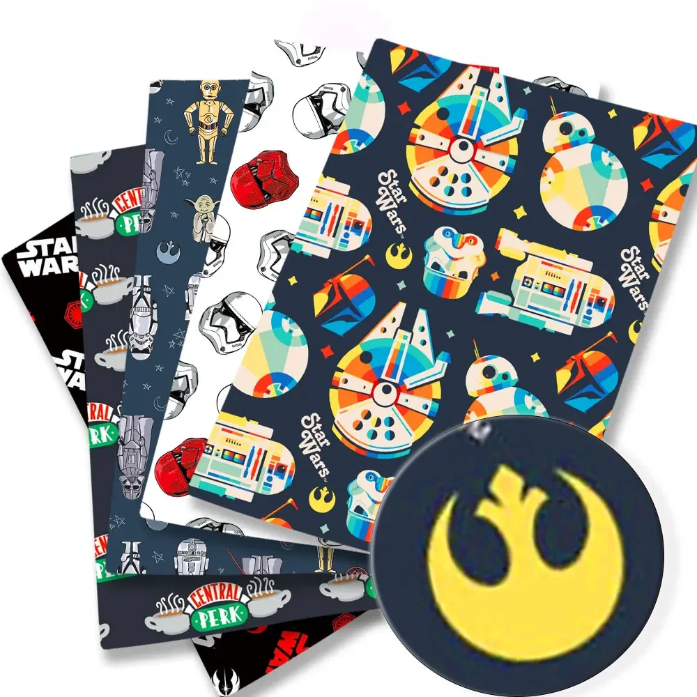 Disney Star War Darth Vader Stampa Tessuto di cotone 100% per vestiti da ragazzo Hometextile Fodera per cuscino Tenda Cucito fai da te