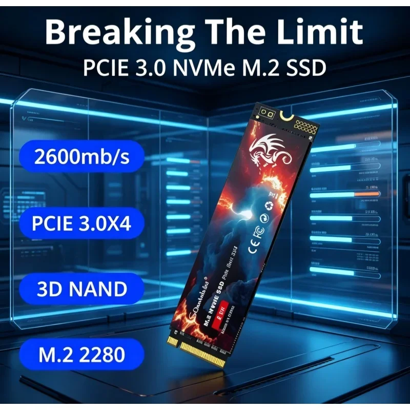 2600mb-s-pcie30-x4-m2-2280-nvme-ssd-3d-nand内蔵ソリッドステートドライブ、ノートパソコン用、ゲーミングpc用ストレージディスク