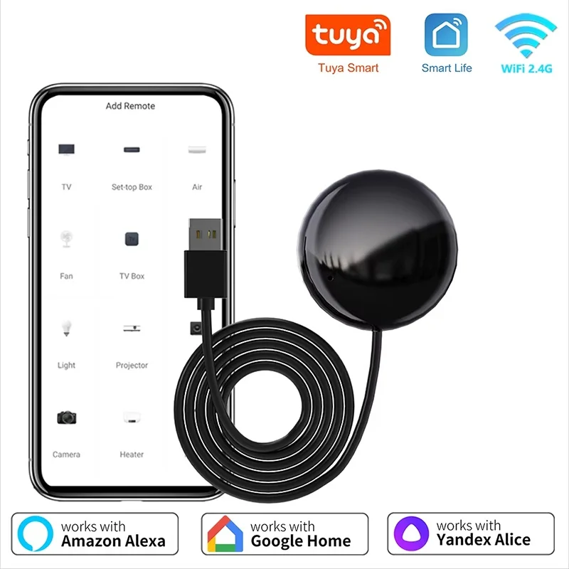 IR Remote Control Hub For TV Air Conditioner Devices Smart Home Automation Gear Automation Gear Air Conditioner TV Controller