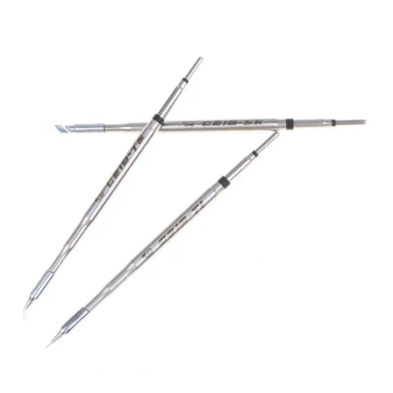 T210 Soldering Station Replacement Tips, C210-TS/TI/SK Universal Soldering Iron Tips, Integrated Heating Core Design for Fast He
