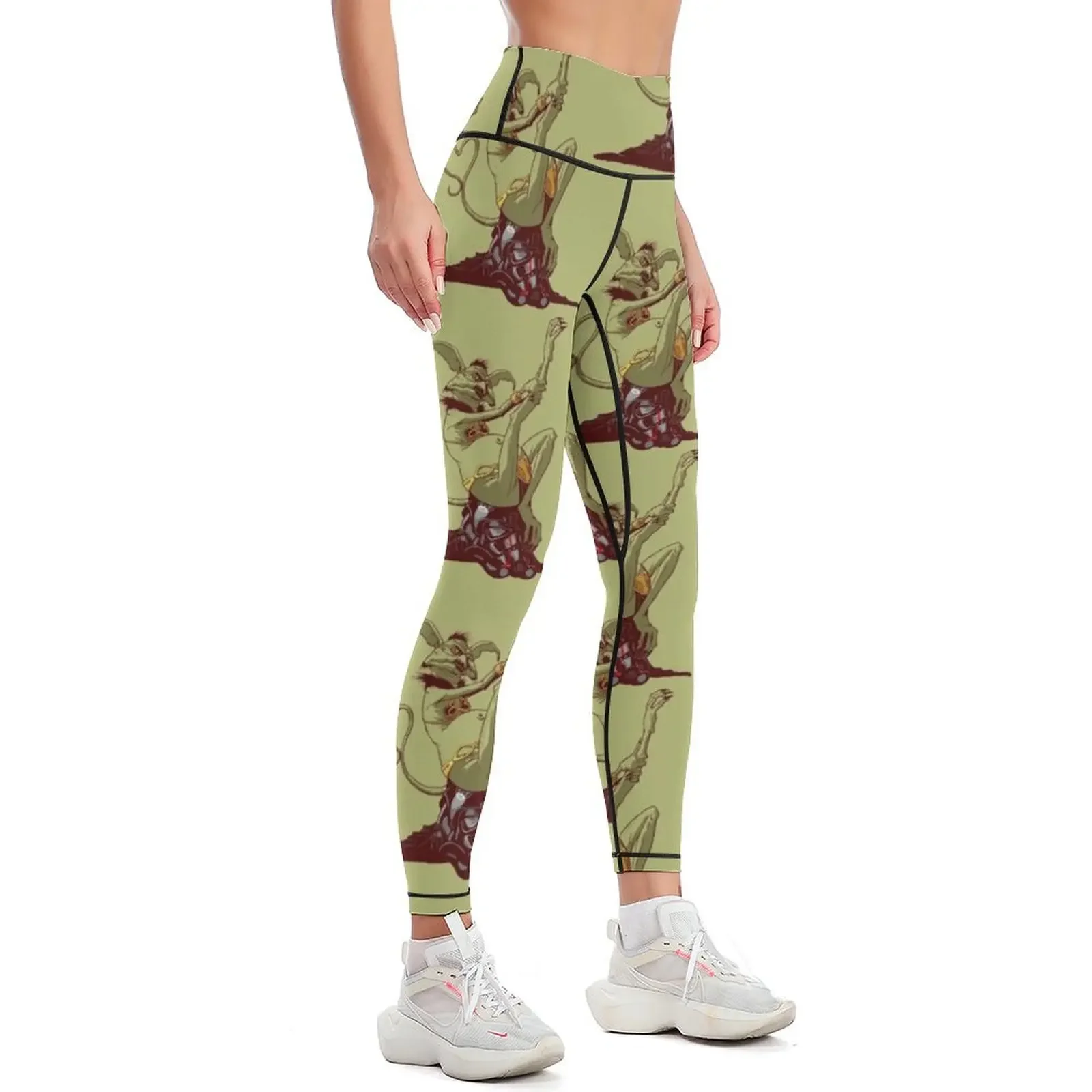 Howling Monkey Lizards Web Leggings sport set Women's sports pants Women's tights fitness set gym Womens Leggings