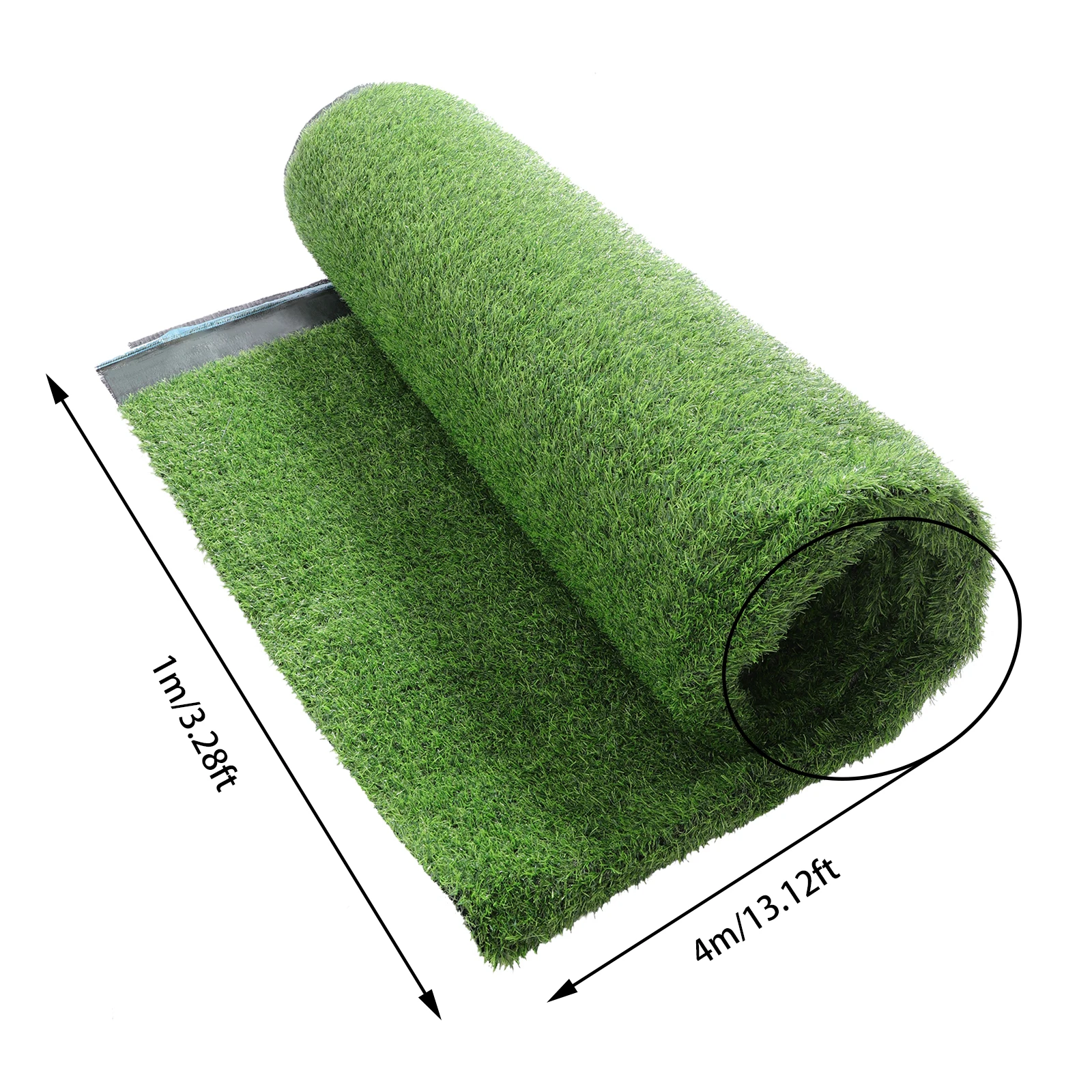 Thick Artificial Grass Rug Grass Turf Mat Astroturf Rug Realistic Garden Landscape Fake Lawn Carpet