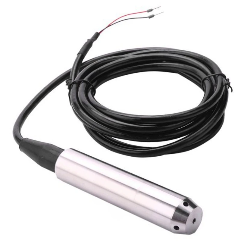 

Liquid level transmitter Submersible liquid level sensor 4-20MA 3m liquid intelligent pressure controller Light column display
