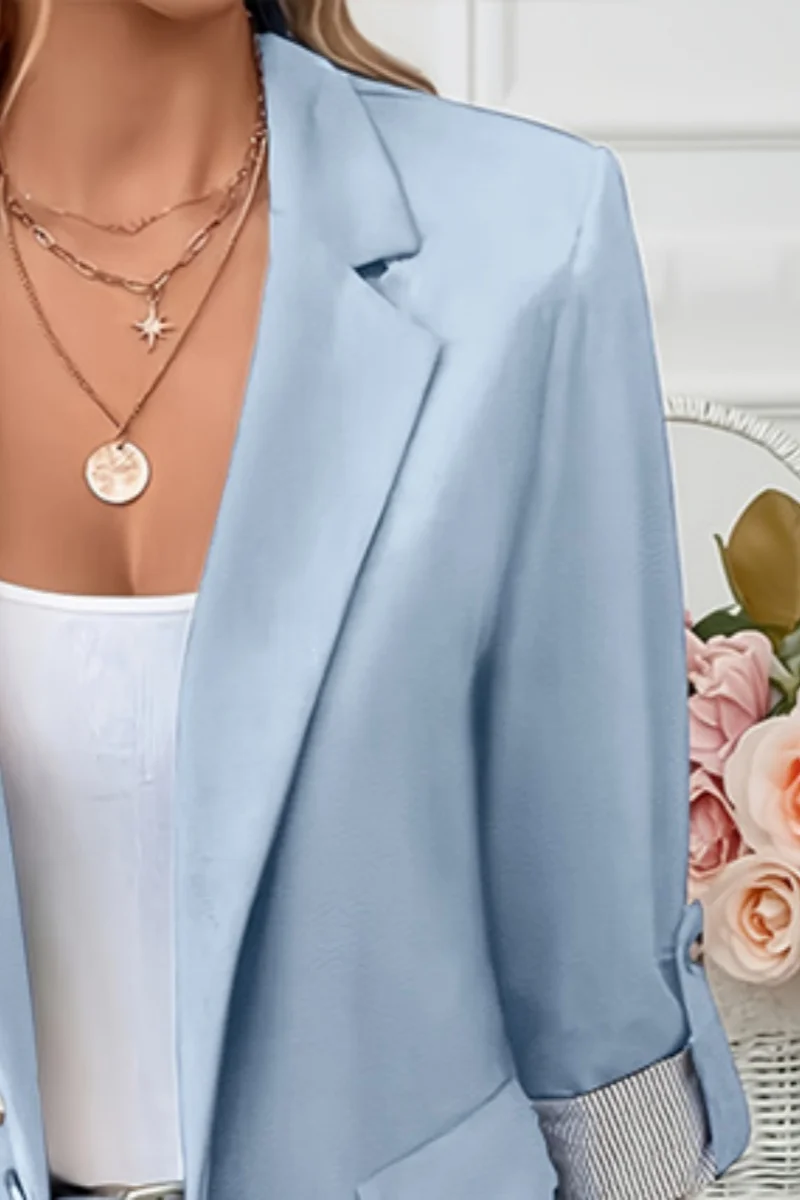 سترة بدلة نسائية عصرية أنيقة سترة نسائية كاجوال ملابس مكتبية #4