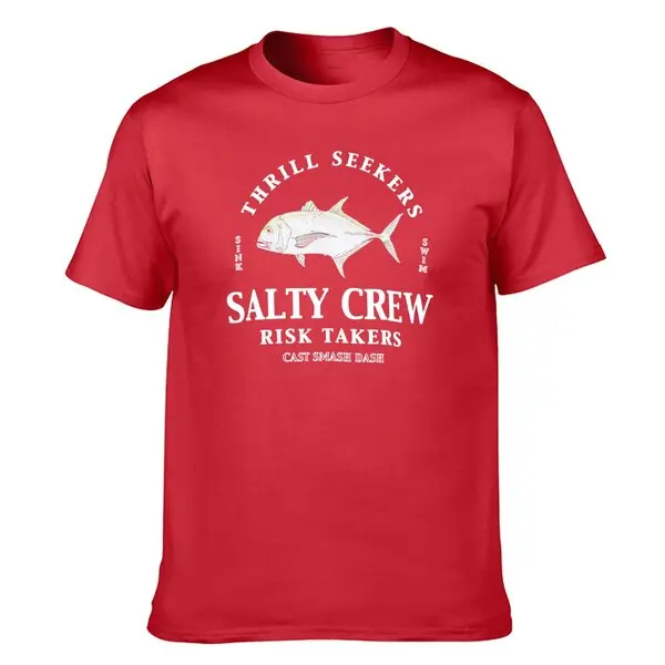 Men\'s T-shirt Salty GT Standard Black crew neck