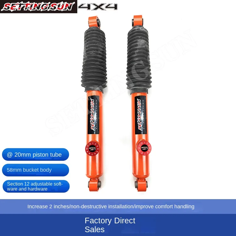 For  PAJERO Io/PININ/SHOGUN Lift 0 To 4-inch Shock Absorber