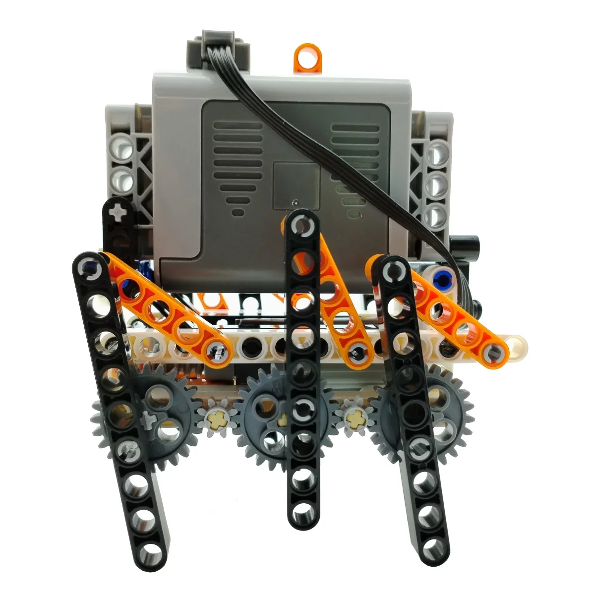 Piezas de motor con función de potencia de bloques de construcción, robot para caminar de 6 patas, ladrillos de araña biónicos, rompecabezas DIY, juguetes para niños