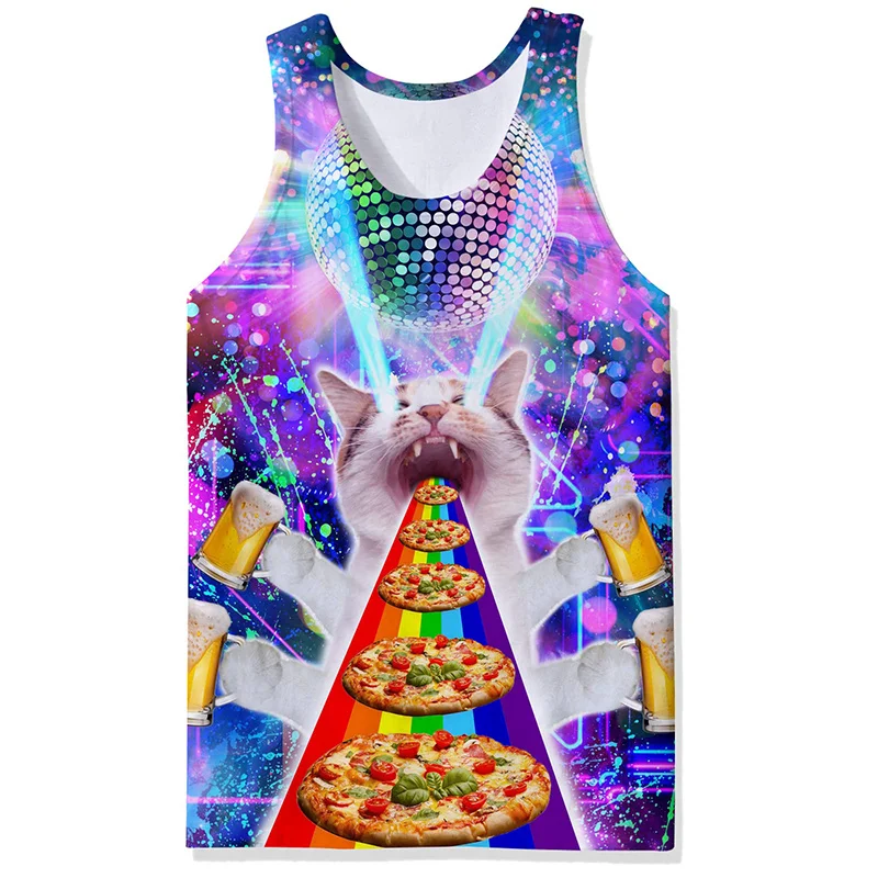 

Cool Designs 3D Printed Tank Top Quick Drying Gym Clothing Men Vest Summer Sport Undershirt Harajuku Fashion Streetwear y2k Tops