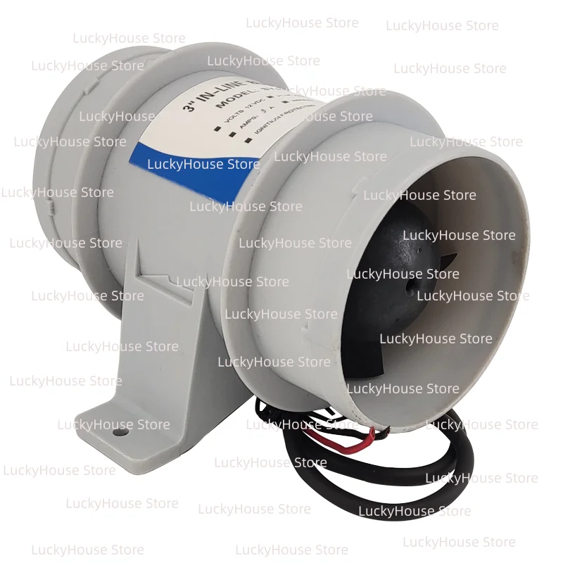 12V Marine DC Blower Fan Ventilation Exhaust Fan for Boat Yacht RV Air Circulation System