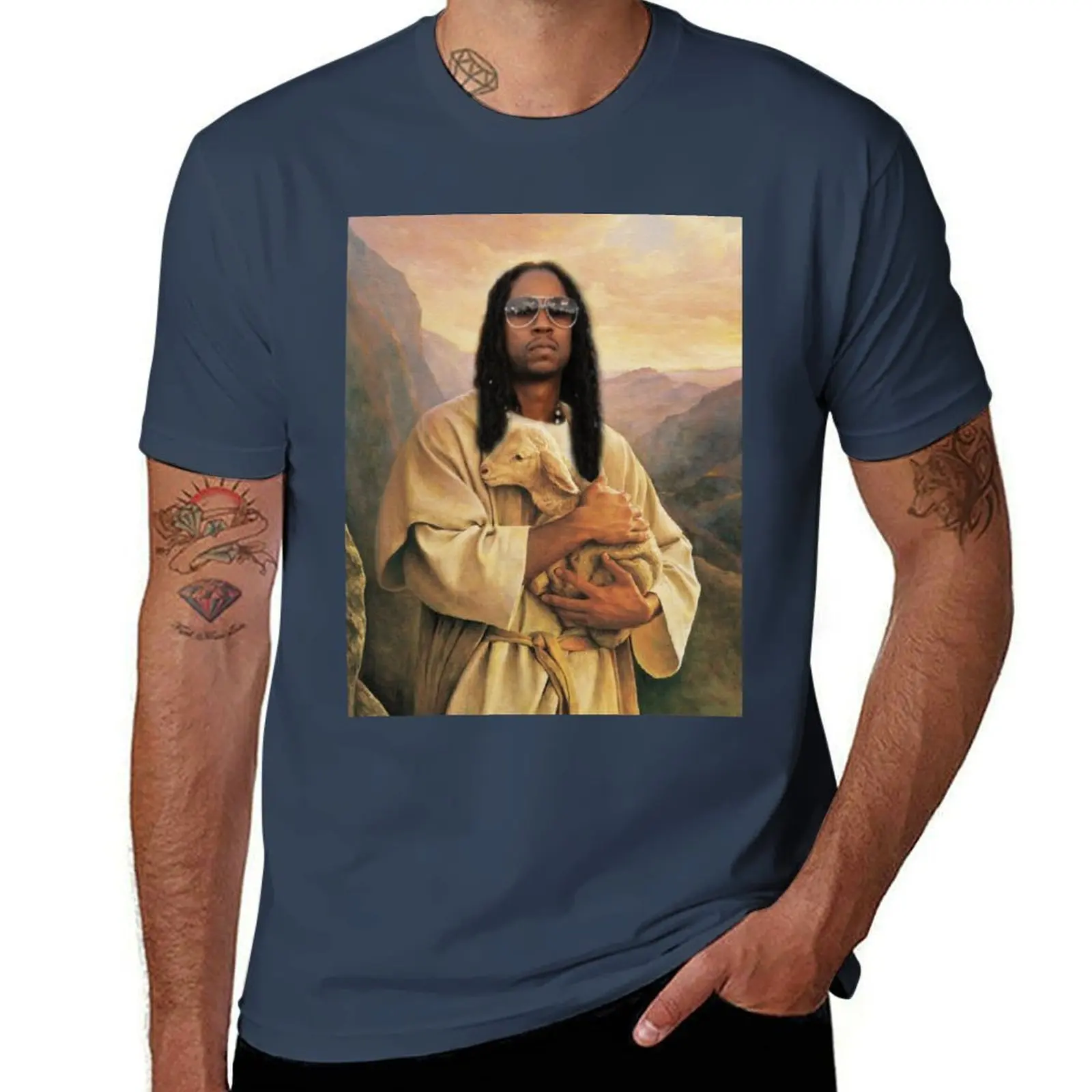 

2 Chainz Vintage God T-Shirt cotton t shirts man 100% man t shirts for men graphic t shirts for man T-Shirt
