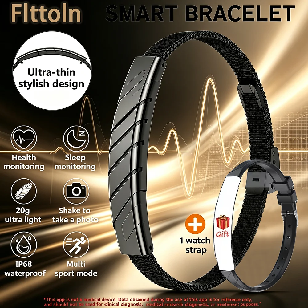New Sports Waterproof Smart Band Bracelet Gesture Control Heart Rate Blood Oxygen Sleep Monitor Pedometer Screen Smartwatch 2026