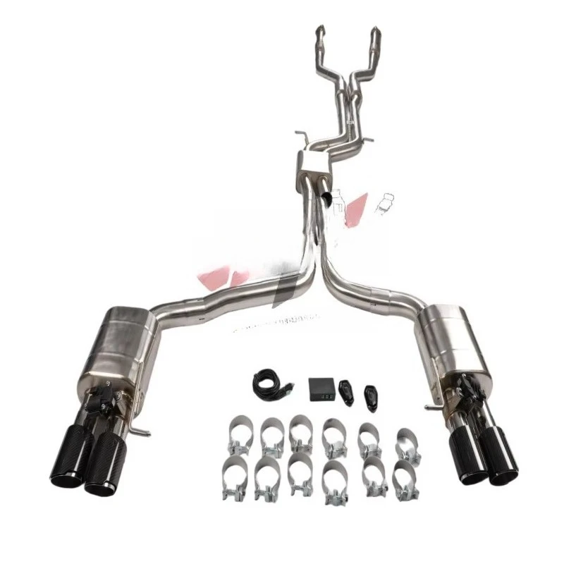 

Exhaust System for Audi S4/S5 B8.5 B9 3.0T 2019-2023 With Front Exhaust and Tips