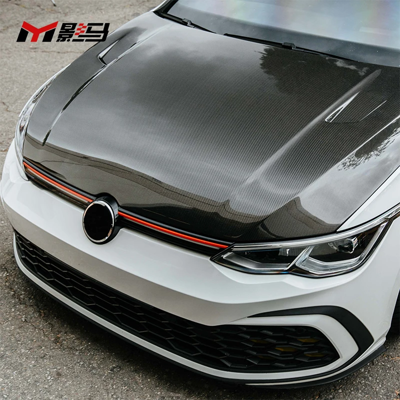 

Hot Sale Front Air Vented Carbon Fiber Engine Cover For Vw Golf Gti R Mk7 7.5 Carbon Hood