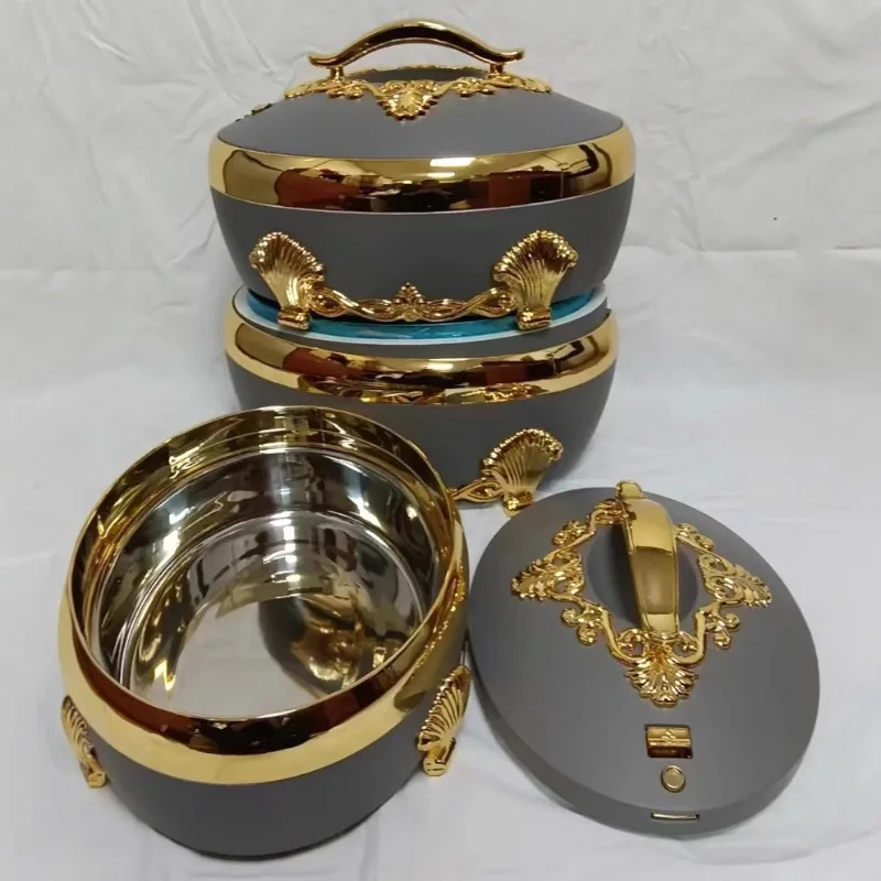 4L-5L-6L 3PCS Insulation Box New Food Warmer Container