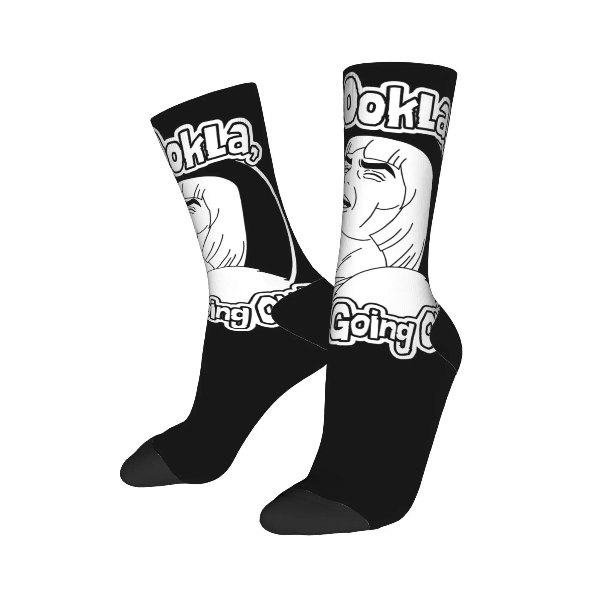 Thundarr The Barbarians Stockings Hey Ookla Printed Fashion Socks Autumn Anti Sweat Socks Men's Running Medium Soft Socks