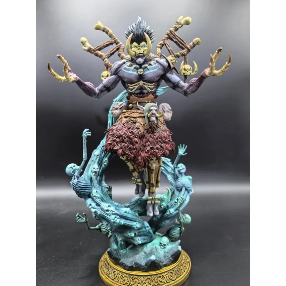 9/12/15/18/21/24cm Troll Tribe Death Loa Resin White Model Printing of High-precision Model Part 3D DIY Coloring Resin Figurine
