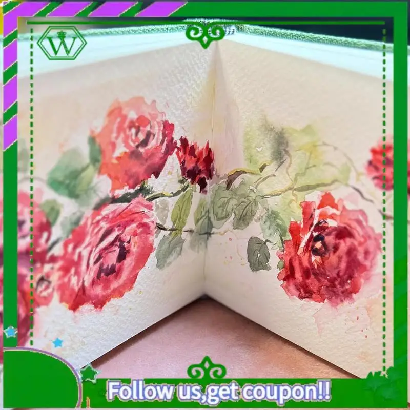 

Reliable-Watercolor Painting Multi Media Small Pocket Travel Sketchching Book For Use As Travel Notebook And Mixed Media Pad
