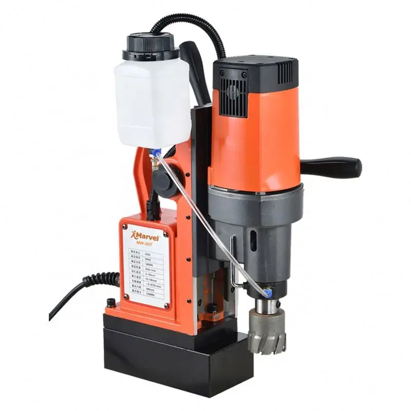 MW-50T 80mm 110v 220V Mt2 Mt3 Universal Shank Electric Power Tools Bux Magnetic Drill Press