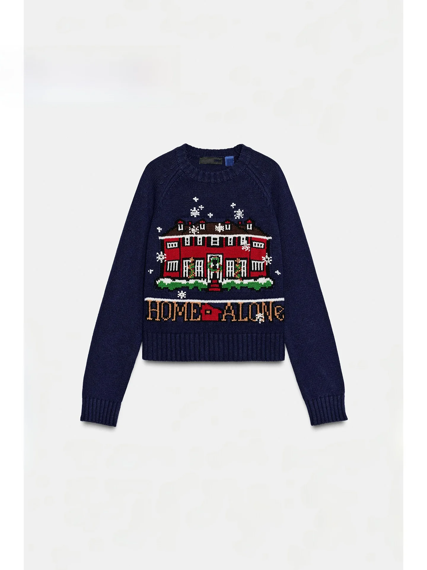 

Spring 2026 Women's Faionable Loose Long Sve round Ne Knitted Sweater Embroidered Ele Sli ular New Arrival