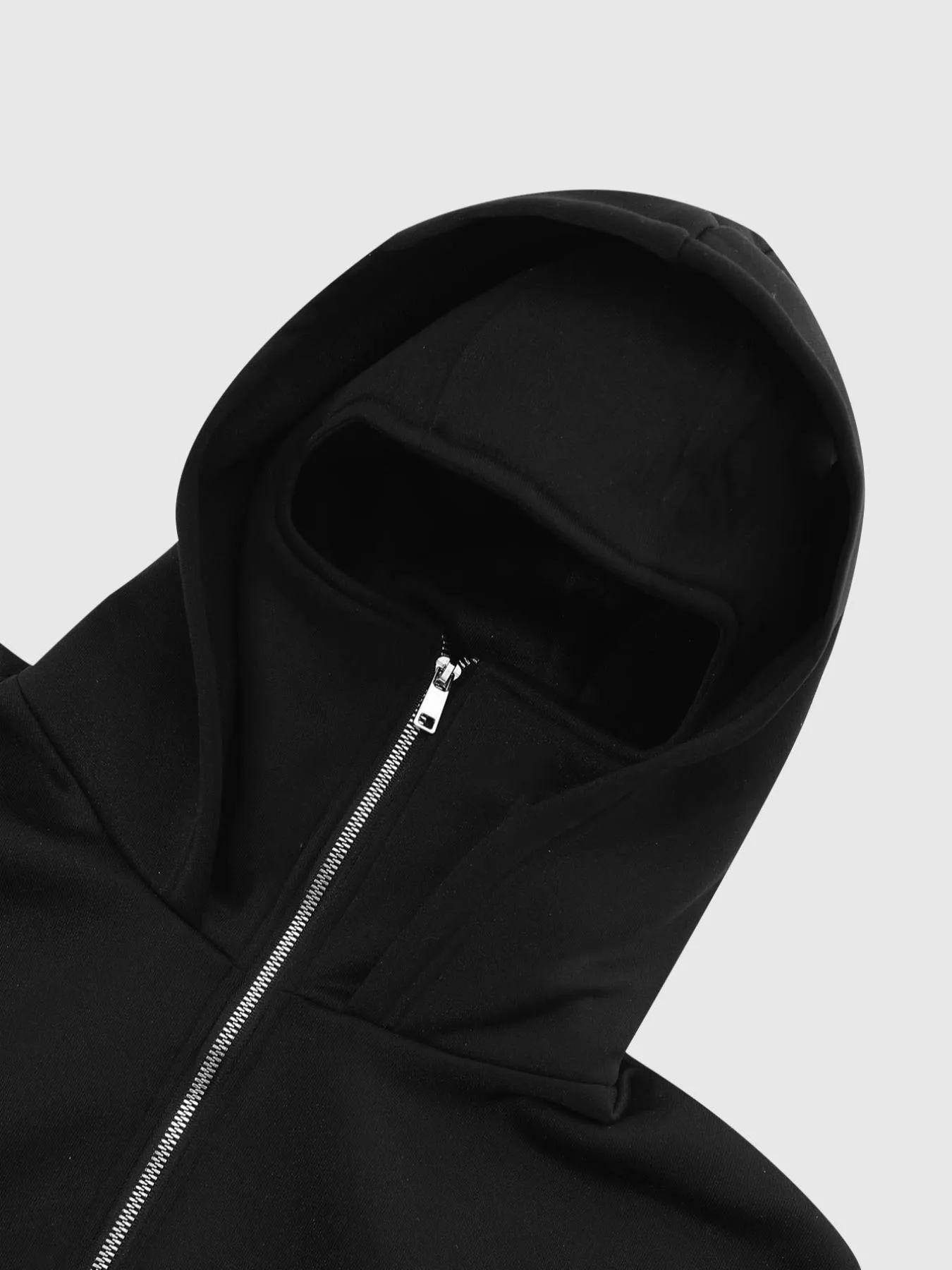 بالاكلافا الرجال الرمز البريدي هوديي الشتاء الدافئة عارضة البلوز Y2K مع مقنعين قناع الوجه سستة تصميم سترة رياضية الأنشطة في الهواء الطلق