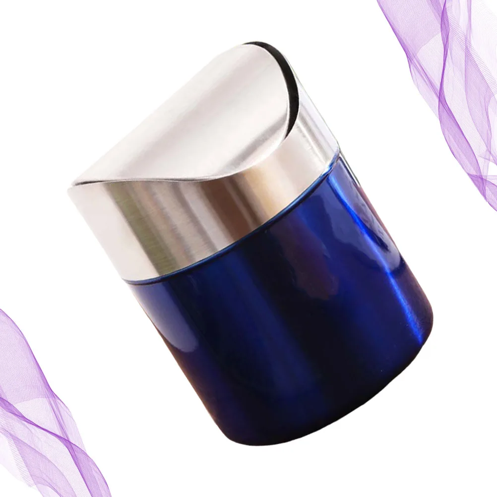 

Miniature Convenient Trash Can Small Garbage Desk Trashcan Waste Container Countertop