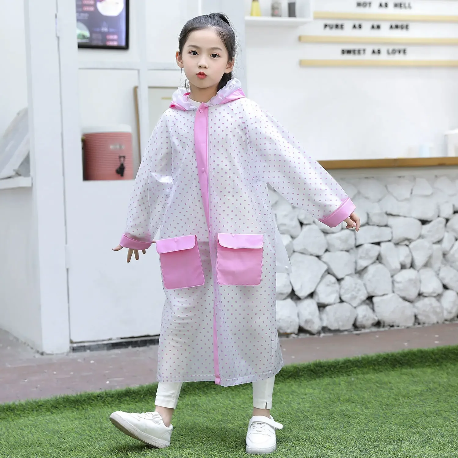 Children's Raincoat Rainstorm Proof Full Body Children's One-piece Poncho Waterproof Poncho for Rain Coats Man Raincoats for Men