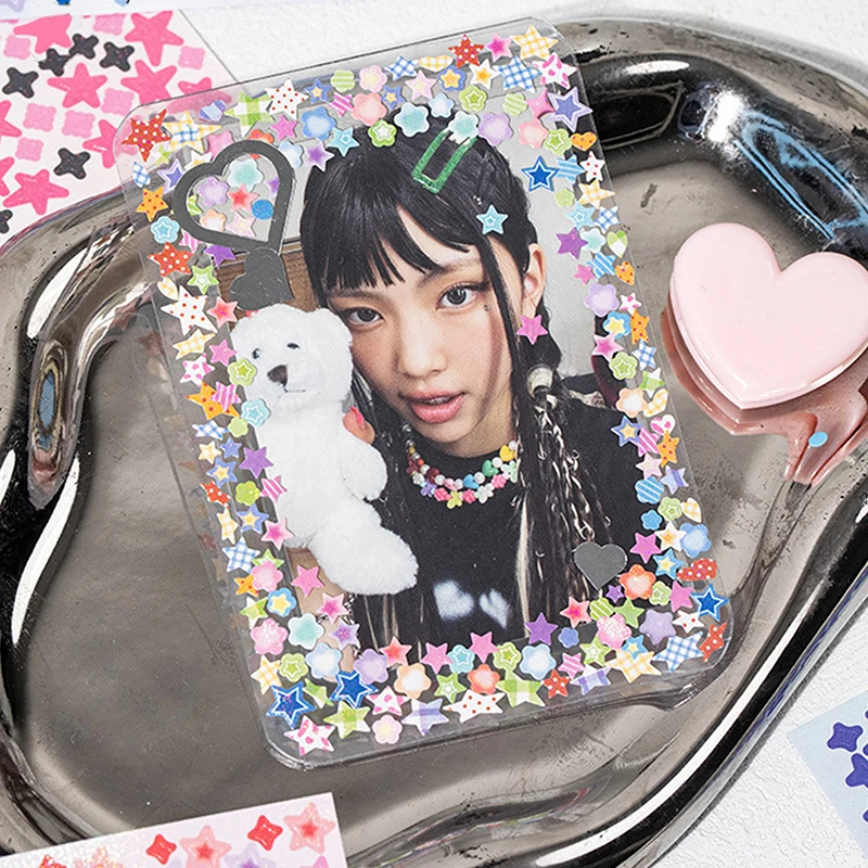 Seiten/Paket Kreative Ressource Scrapbook DIY Kalender Akzente Star Storm Petite Cut Film Sticker Journal