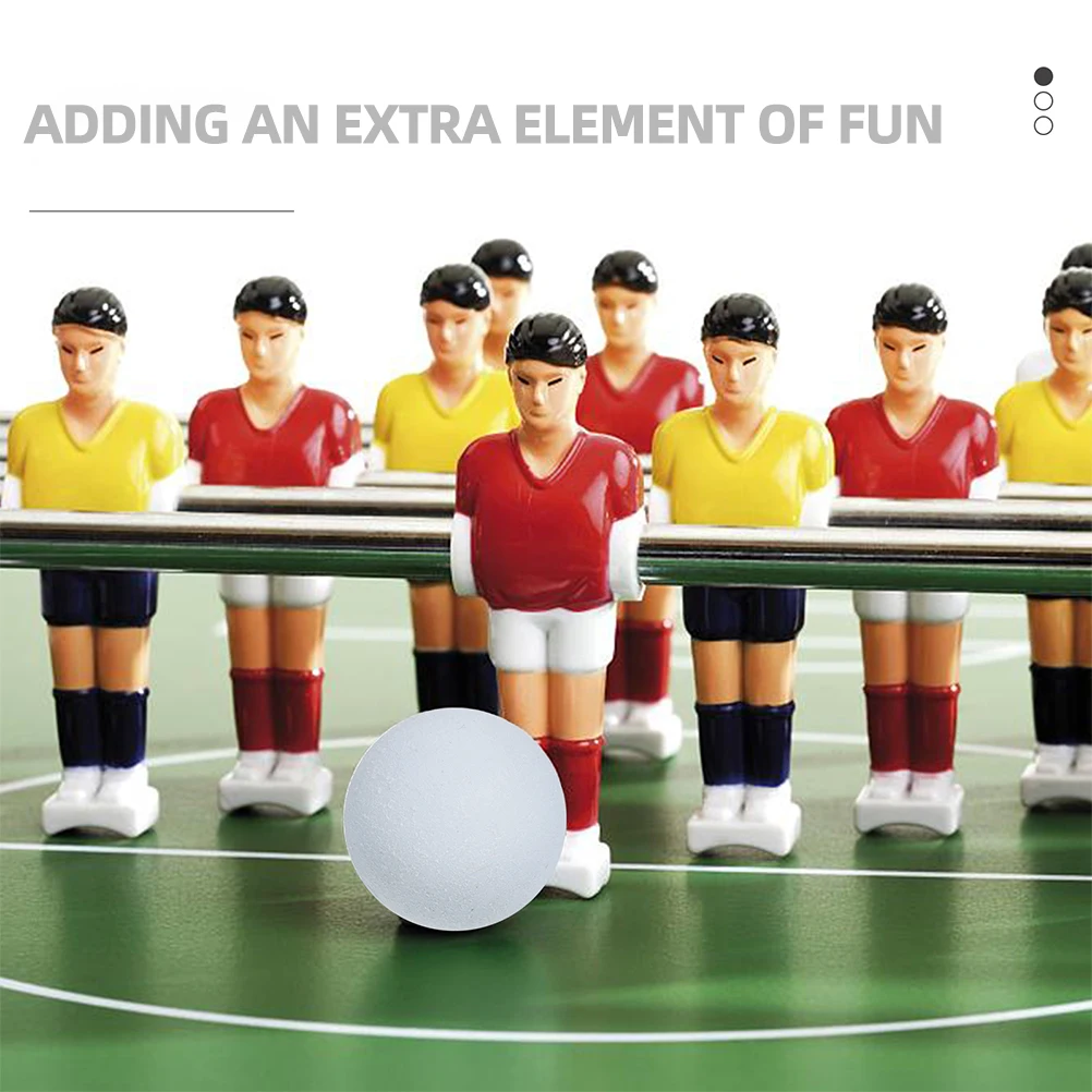 

6Pcs Glossy Table Football Balls Compact Foosball Replacements Enhance Visual Appeal Game Accessories Foosball Table Parts