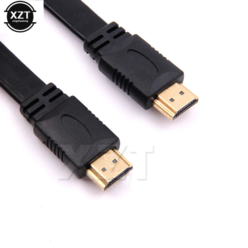 NEW High Quality 30cm Full HD Short HDMI-compatible Cable Support 3D Male to Male Plug Flat Cable Cord for Audio Video HDTV TV