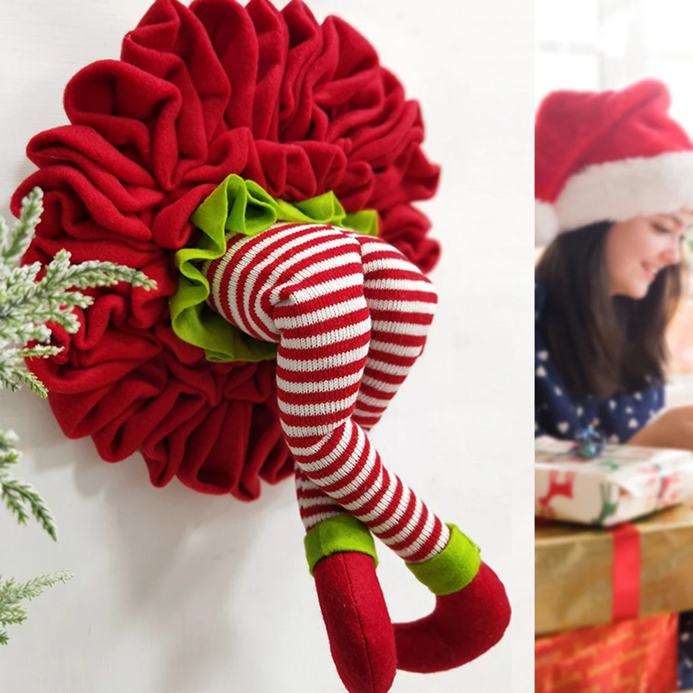 

Christmas Tree Pendant Festival Decor Leg Ornament Elf Legs Hanging Fabric Decoration