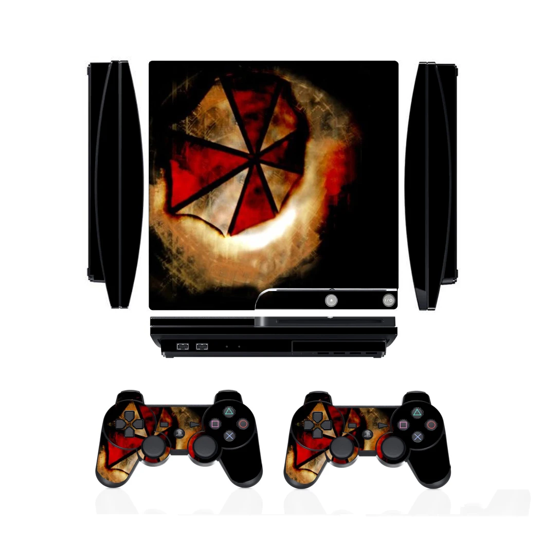 2901 Vinyl Skin Sticker Protector for Sony PS3 Slim PlayStation 3 Slim and 2 controller skins Stickers