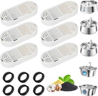 Pet Water Dispenser Filter Cat Water Fountain Filter Drinking Fountain Filter Cycle Filtering Easy To Clean