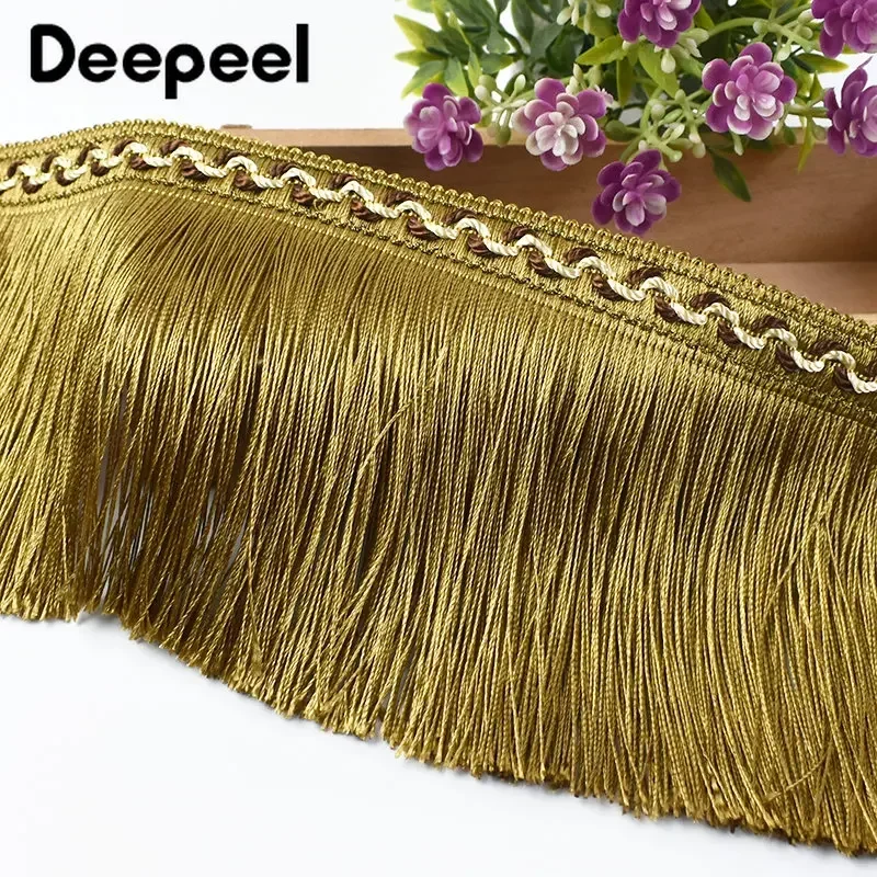 2/4Meter 13cm Curtain Tassel Fringe Trimming Braid Trim Lace Ribbon Decotative DIY Dress Home Textile Garment Sewing Accessories