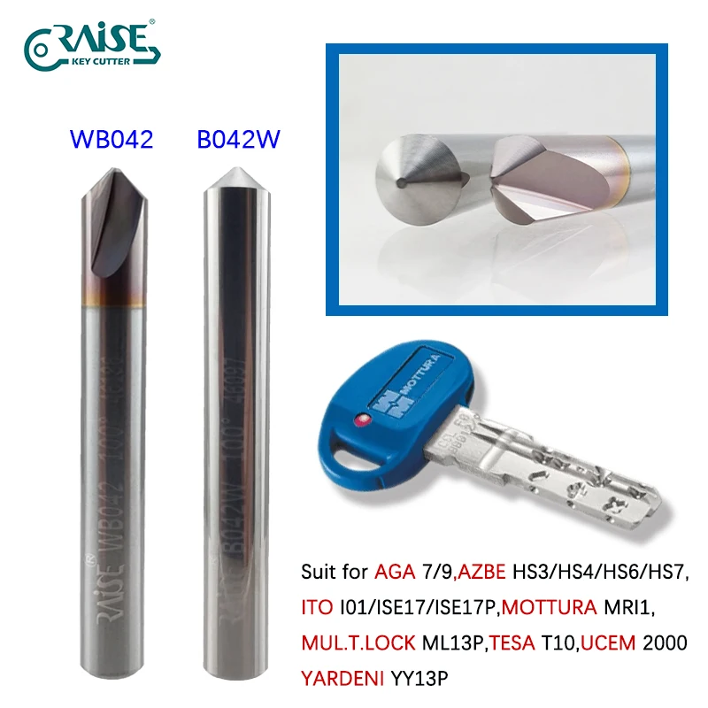 Graus Wb042 B042w Cortador de Dimple Tracer em Carboneto Compatível com Keyline 303 304 305 Punto T-rex T-rex Advance 0.7 mm 100
