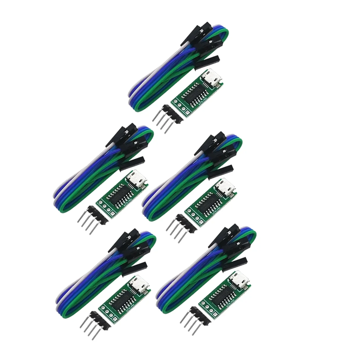 ABNP 5 pièces CH340C Micro-USB vers TTL Port série Module de téléchargement fai 5 V/3.3 V 500Ma remplacer CP2102 CH340G CH340T pour STM32 51