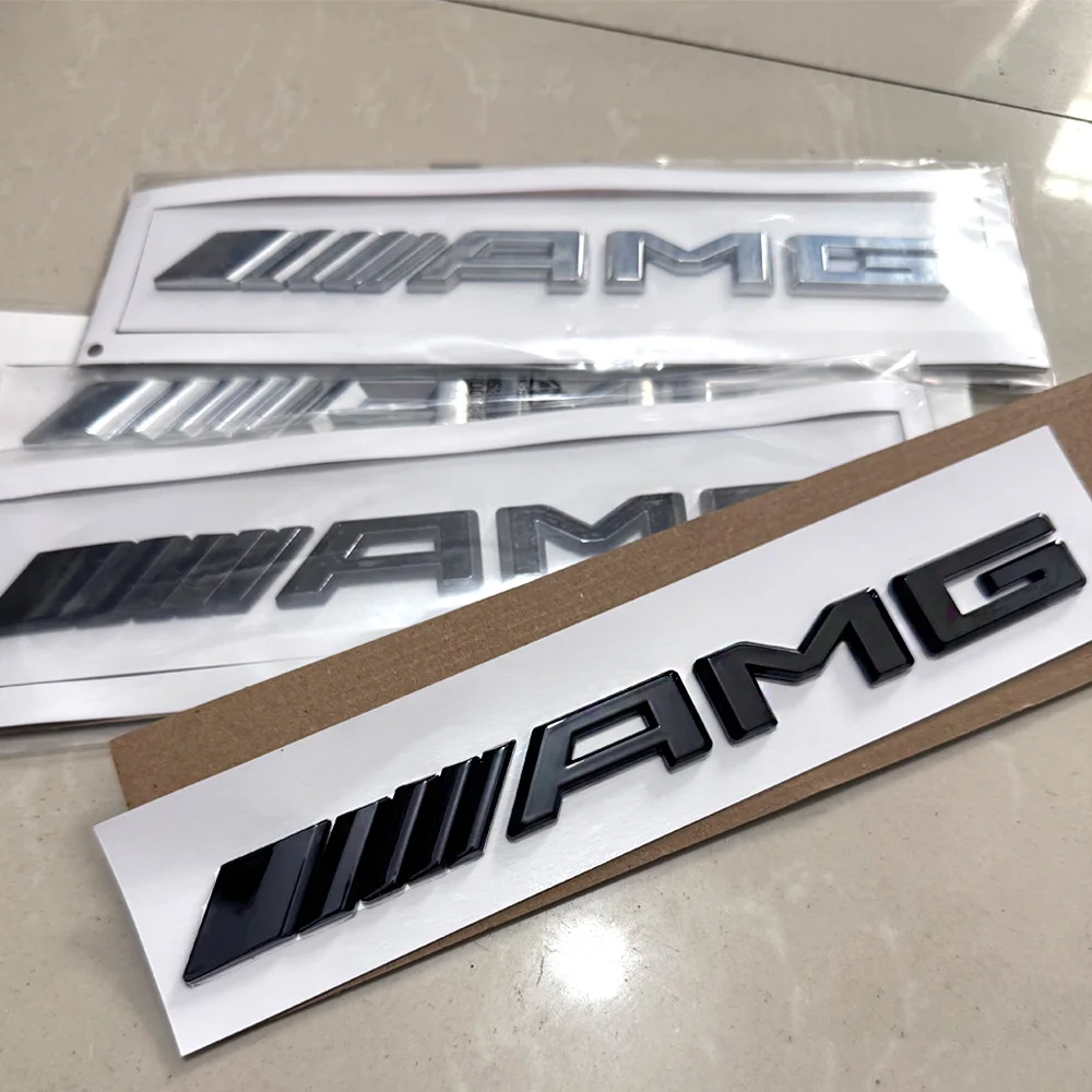 1 قطعة ثلاثية الأبعاد سيارة الخلفي الجذع شعار مائي رسائل ملصق لمرسيدس بنز AMG A B C E G CLA W211 W203 W204 W210 W124 اكسسوارات