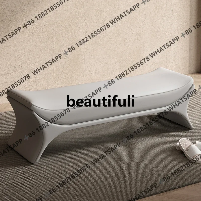 K182Shoe changing stool household cream style living room cloakroom long sofa bedside low stool