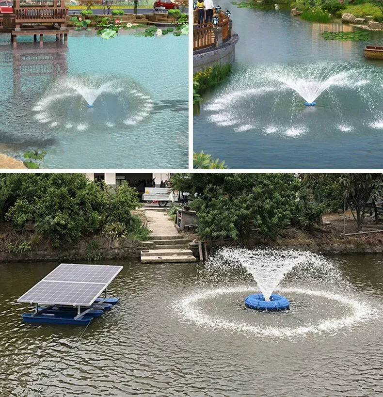 Imagem -06 - Flutuação do Aerador da Lagoa Solar para o Pequeno Tanque de Peixes a Pilhas Solares Operado Fonte Bomba de Água Aeração Kit Sistemas Preço