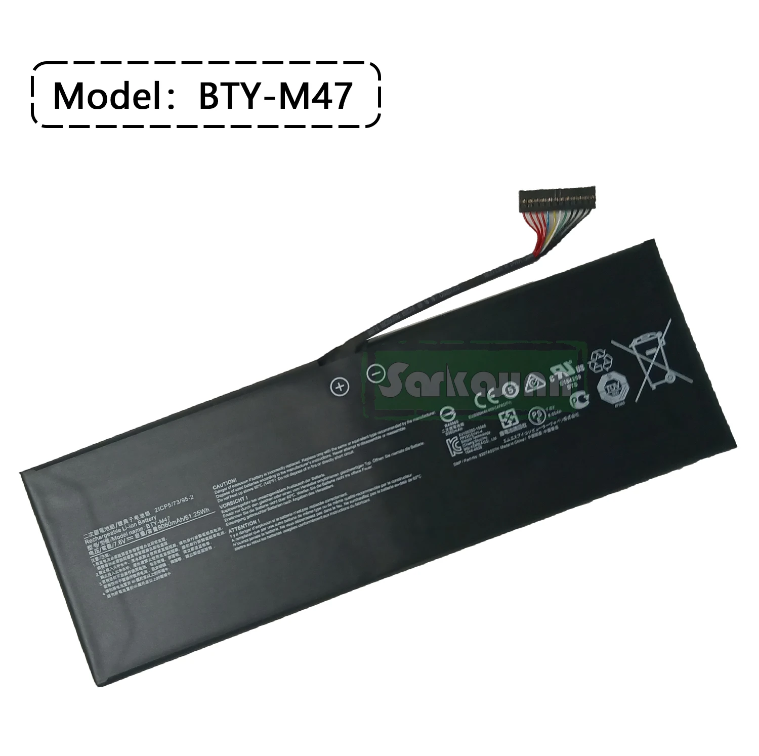 SARKAWNN BTY-M47 Laptop Battery for MSI MS-14A1 MS-14A3 GS40 GS40 6QE GS40 6QD GS40 6QE-006XCN GS40 6QE-055XCN GS40-6QE-027UK