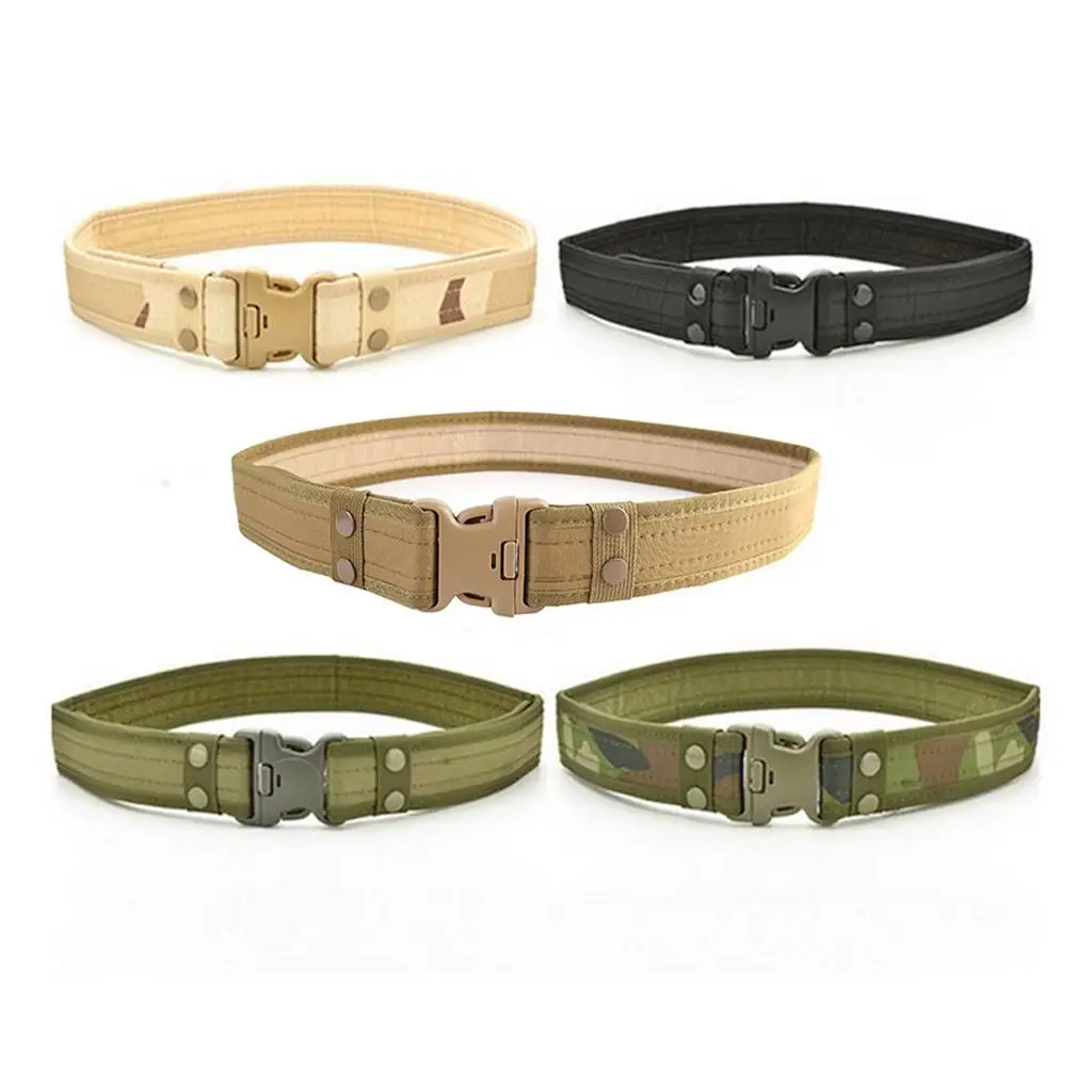 Heavy Duty Adjustable Army Belt Emergency 5Color