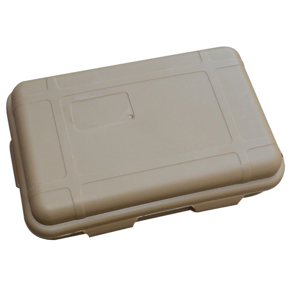 Outdoor Survival Box Container Portable Travel Storage Box Waterproof Shockproof Dustproof for Camping Hiking Boating