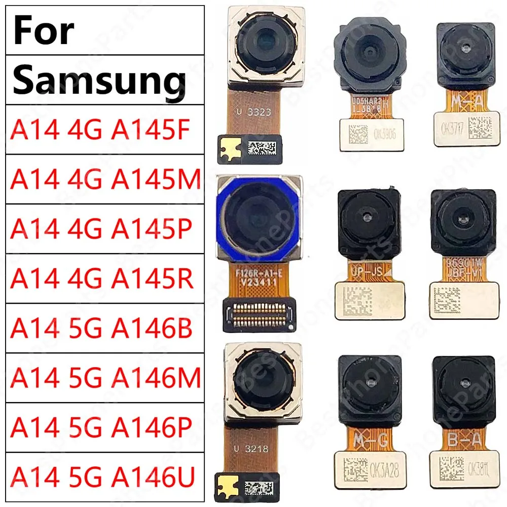 Rear Camera For Samsung Galaxy A14 5G 4G A146B A146M A146P A146U A145F A145M A145P A145R Backside Back Camera Module Phone Parts