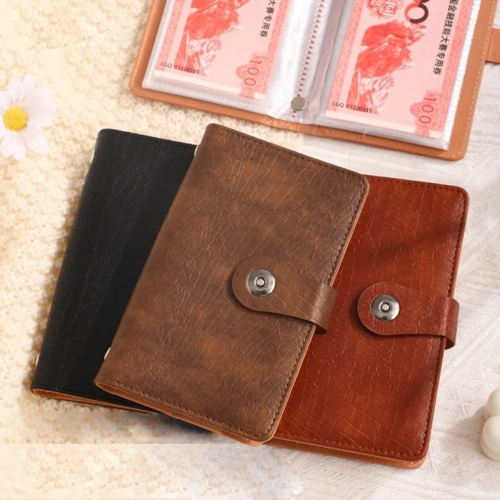 Patrón de cocodrilo 100 sobres Desafío de ahorro de dinero Mini carpeta reutilizable impermeable Desafío de ahorro Ahorre dinero