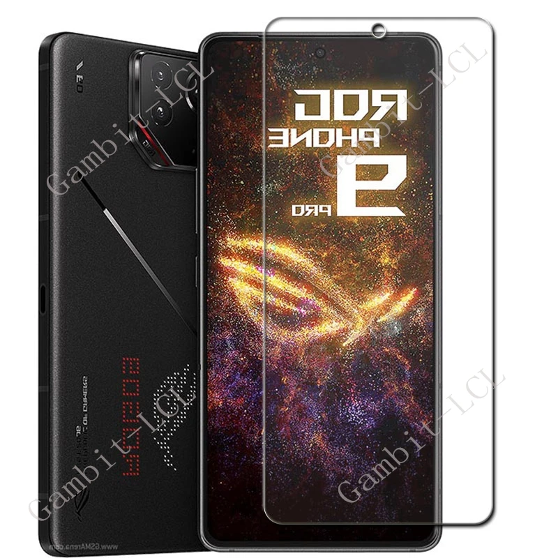 2PCS HD FOR ASUS ROG Phone 9 Pro  Tempered Glass Cover ON ROGPhone9Pro Phone9ProPhone9 9Pro Screen Protector Transparent Film